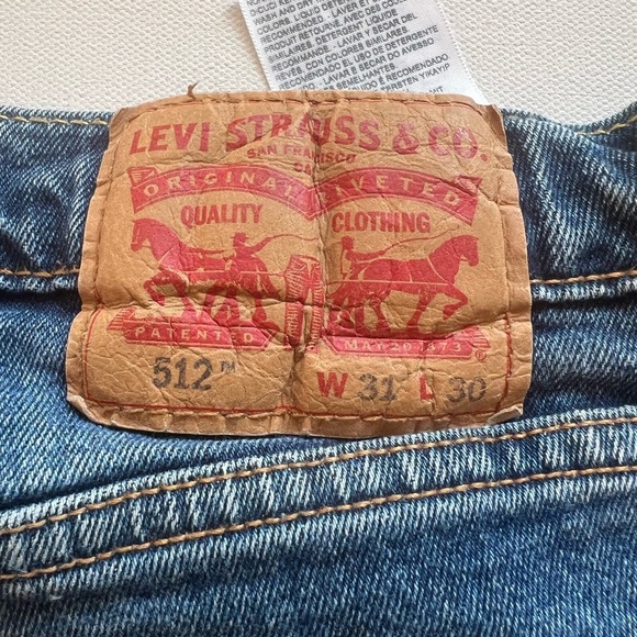 EUC‎ Men’s Levis 512 Slim Taper 31x30 Jeans (E4) - Picture 6 of 7